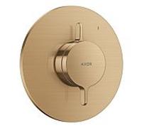 Mitigeur hansgrohe AXOR One 48615140 encastré, 1 sortie, bronze brossé