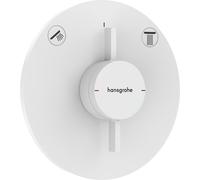Hansgrohe Mitigeur encastré DuoTurn S 75418700, 2 fonctions, blanc mat