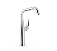 Mitigeur haut avec manette latérale pour lavabo Chrome - TRES 28164701