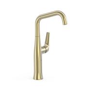 Mitigeur haut avec manette latérale pour lavabo Fuji Cava doré - TRES 28164701CA