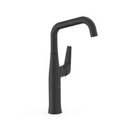 Mitigeur haut avec manette latérale pour lavabo Noir mat - TRES 28164701NM