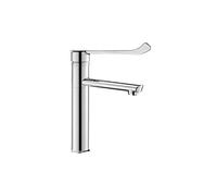 Mitigeur de lavabo à bec haut orientable avec levier médical CHAVONNET