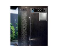 Mitigeur kit colonne de douche murale thermostatic nickel satiné Apice - Bossini L10505094