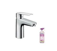 Mitigeur lavabo 100 CoolStart, avec tirette et vidage chrome + nettoyant Briochin