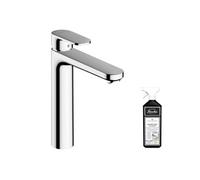 Mitigeur lavabo 190 sans tirette ni vidage chrome + nettoyant Briochin