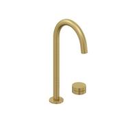 Mitigeur lavabo 2 trous XL Grands Boulevards Laiton brossé