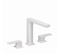 Mitigeur lavabo 3 trous Kludi DECUS 543935375 avec bonde push-open blanc mat