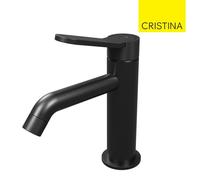 Mitigeur lavabo avec vidage up&down Chromé Noir Brossé East Side - CRISTINA ONDYNA ES22075