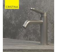 Mitigeur lavabo avec vidage up&down Métal Brossé East Side - CRISTINA ONDYNA ES22077