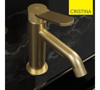 Mitigeur lavabo avec vidage up&down Or Brossé East Side - CRISTINA ONDYNA ES22096P