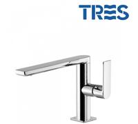 Mitigeur lavabo bec 35x15 mm avec rotation à 360°C chromé LOFT- TRES 20020501