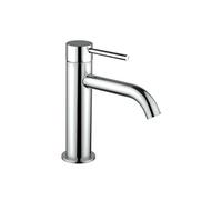 Mitigeur lavabo bec bas Cox Slim chromé avec vidage clic clac