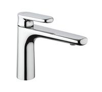 Mitigeur lavabo bec bas Stone chromé avec vidage clic clac