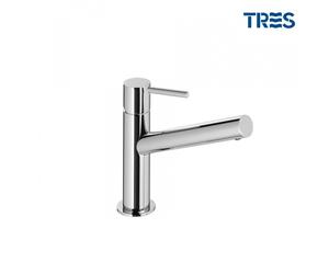 Mitigeur lavabo bec long Chromé - TRES 06220301