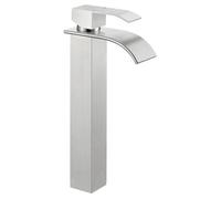 Mitigeur Lavabo Cascade - CECIPA MAX - Acier Inox - Brossé - Hauteur 320 mm - Économie d'eau