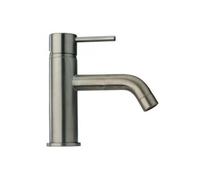 Mitigeur lavabo Cox bec long avec vidage Grey Acier