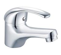 Mitigeur lavabo - EDOUARD ROUSSEAU - Cardiff - Cartouche céramique Ø 40 mm - Aérateur réducteur de débit - Bec fixe - Chromé