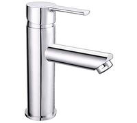 Mitigeur lavabo - EDOUARD ROUSSEAU - Dower - Cartouche céramique Ø 35 mm - Butée éco-stop - Aérateur réducteur de débit - Chromé