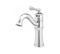 Mitigeur Lavabo en Laiton SILLA - Robinet économique en eau - Retro Chromé - BR2284