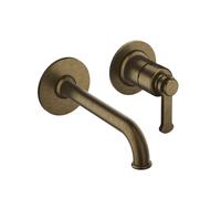 Mitigeur lavabo encastré avec rosaces bec de 225 mm vieux bronze - CRISTINA ONDYNA FA25993