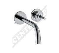 Mitigeur lavabo encastré Axor Uno 2 - HANSGROHE - Gris - Col de cygne - Monotrou - Chromé