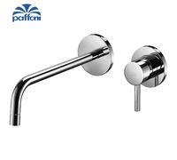 MITIGEUR LAVABO ENCASTRÉ LIGHT PAFFONI LIG105 CR 70 AVEC PLAQUES EN LAITON Ø 7