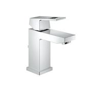 Grohe Eurocube Mitigeur monocommandé pour lavabo, S-Size, vidage à tirette, bec 98mm, EcoMode, chrome, 2339000E