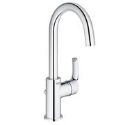 GROHE Eurosmart - Mitigeur monocommande lavabo taille L avec bec orientable avec garniture de vidage chrome