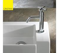 Mitigeur Lavabo Executive Cartouche progressive Chrome - CRISTINA ONDYNA EV20751