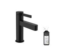 Mitigeur lavabo Finoris 100 noir mat + nettoyant Briochin