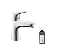 Mitigeur lavabo Focus 100 Chromé + nettoyant Briochin