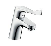 Hansgrohe Focus Care - Mitigeur monocommande lavabo 70 avec poignée extra-longue sans garniture de vidage chrome