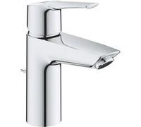 GROHE QUICKFIX Start Robinet de salle de bains lavabo, mousseur économie d'eau, avec tirette de vidage, bonde incluse, installation et nettoyage facile, taille S, chromé, 24209002 (Import Allemagne)