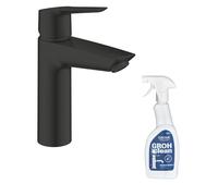 Mitigeur lavabo GROHE Start noir M + nettoyant GrohClean
