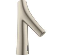 hansgrohe AXOR Starck Organic Mitigeur de lavabo, électronique, alimentation secteur, température préréglable, saillie 117mm, 12174820, Couleur: Nickel brossé