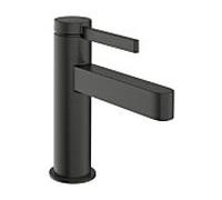 Mitigeur lavabo Hansgrohe Finoris 76010340 avec bonde à ouverture par pression, finition chrome noir brossé