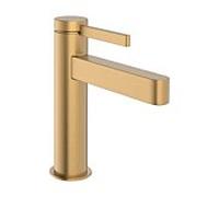 hansgrohe Finoris robinetterie de lavabo à levier unique 110 avec vidage à tirette, portée 139mm, 76020140, Couleur: Bronze brossé
