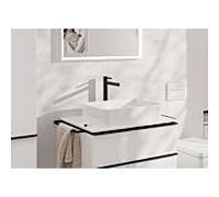 Mitigeur lavabo Hansgrohe Finoris 76072340 avec bonde à ouverture par pression, saillie 208 mm, chrome noir brossé