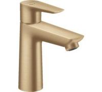 hansgrohe Talis E mitigeur monocommande de lavabo 110 CoolStart, sans vidage, saillie de 112 mm, 71714140, Couleur: bronze brossé