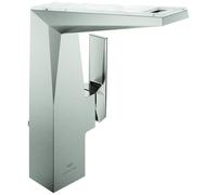 Mitigeur Lavabo Haut Grohe Allure Brilliant Private Collection L Supersteel/Blanc Attique 24408DC0