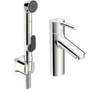 Mitigeur Lavabo Haut Hansa VANTIS douchette et flexible de douche 190x114mm Chromé 52682267