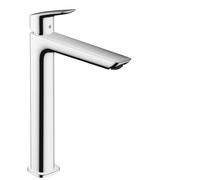 Mitigeur Lavabo Haut Hansgrohe Logis Fine avec garniture de vidage 197x50x299mm Chromé