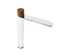 Mitigeur lavabo haut SAT Fusion à levier bois foncé (SATBSFU285DT)