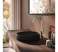 Mitigeur lavabo DEEP taille XL Herzbach 18.020320.3.01 poignée latérale sans vidage chromé