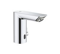 GROHE Mitigeur lavabo infrarouge Bau Cosmopolitan E 36451000 chromé, lim. temp. ajust., pile 6V