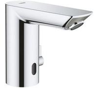 GROHE Mitigeur lavabo infrarouge Bau Cosmopolitan E 36451000 chromé, lim. temp. ajust., pile 6V