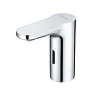 Mitigeur lavabo infrarouge Schell CELIS E2 002760699 HD-K, fonctionnement sur secteur, chromé, avec alimentation dissimulée
