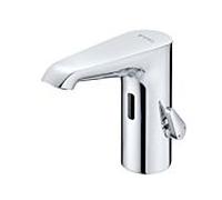 Mitigeur lavabo infrarouge Schell XERIS E2 002620699 HD-M mid., compartiment à piles 6 V, IP 65, chromé