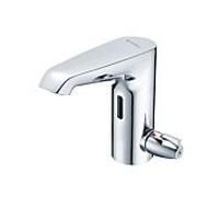 Mitigeur lavabo infrarouge Schell XERIS E2-T 002480699 eau mitigée haute pression, fonctionnement sur secteur, chromé, avec alimentation électrique dissimulée