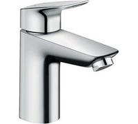 hansgrohe Logis Mitigeur de lavabo, CoolStart, ComfortZone100, sans garniture découlement, saillie 108mm, 71103000, Couleur: chrome